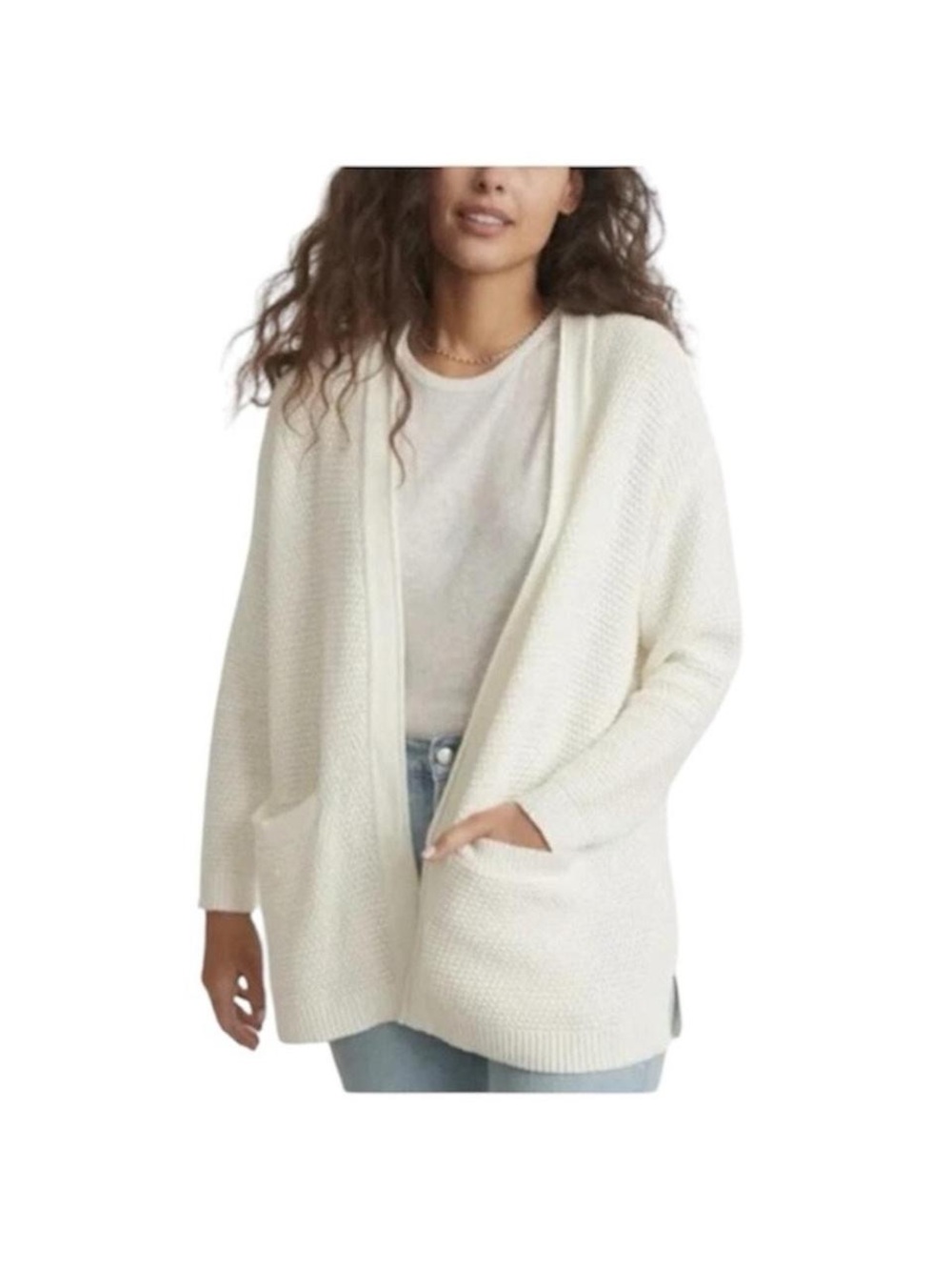 MARINE‎ LAYER Catalina Open-Front Knit Cardigan Sweater